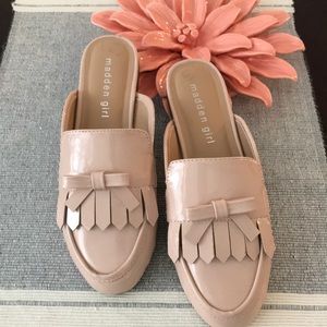Madden Girl Blush Pink Slide On Loafers